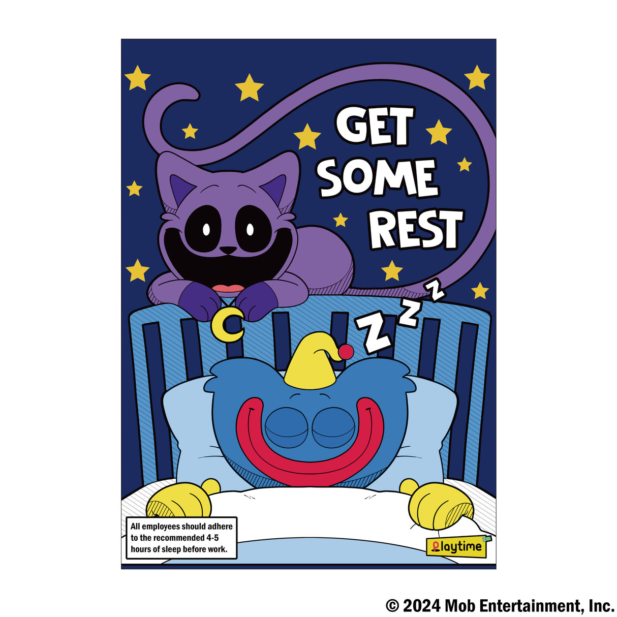 Poppy Playtime ポスター（GET SOME REST）