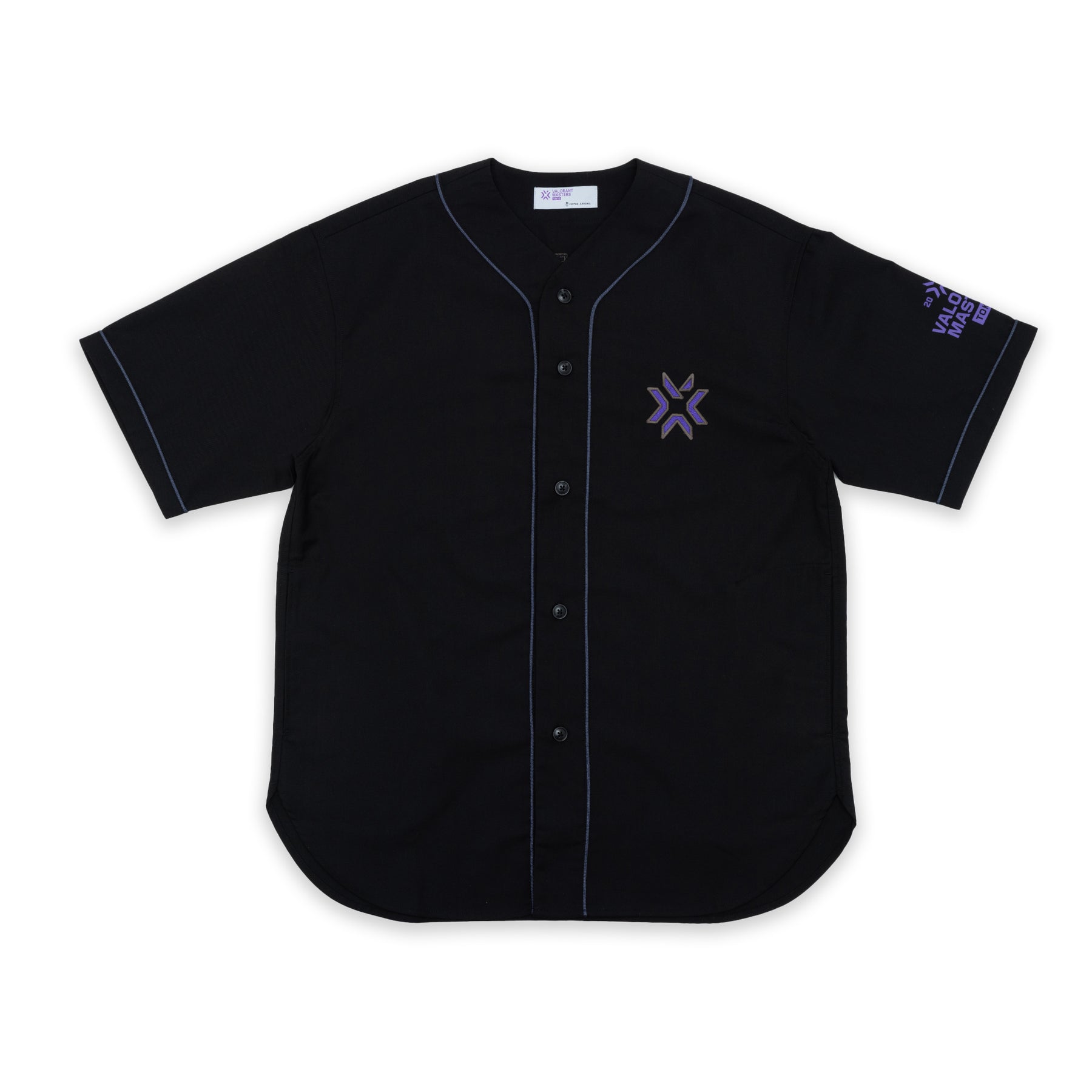 VALORANT ベースボールシャツ（MASTERS TOKYO×UNITED ARROWS） BLACK ...