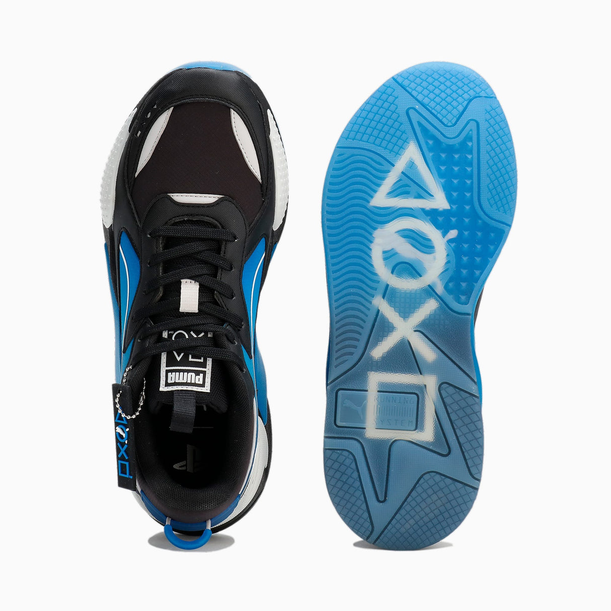 ユニセックス PUMA x PlayStation RS-X スニーカー PUMA Black-PUMA Team Royal