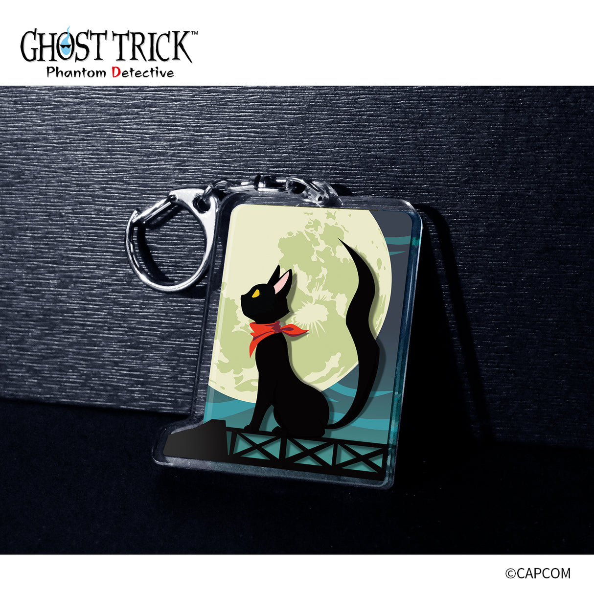 【予約商品】Ghost Trick アクリルキーチェーン（黒猫）