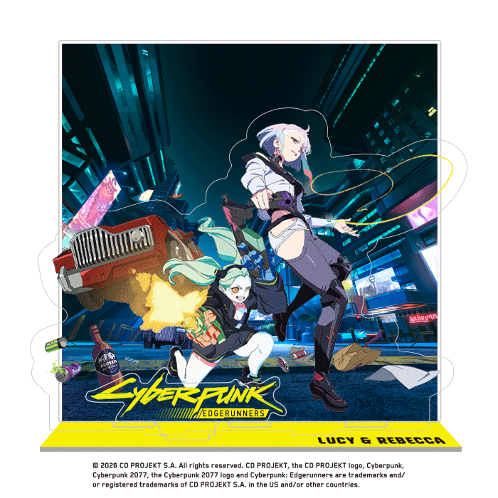 サイバーパンク エッジランナーズ とびだすアクリルスタンド 2種セット 再生産】 とびすた Cyberpunk: Edgerunners (LUCY & REBECCA
