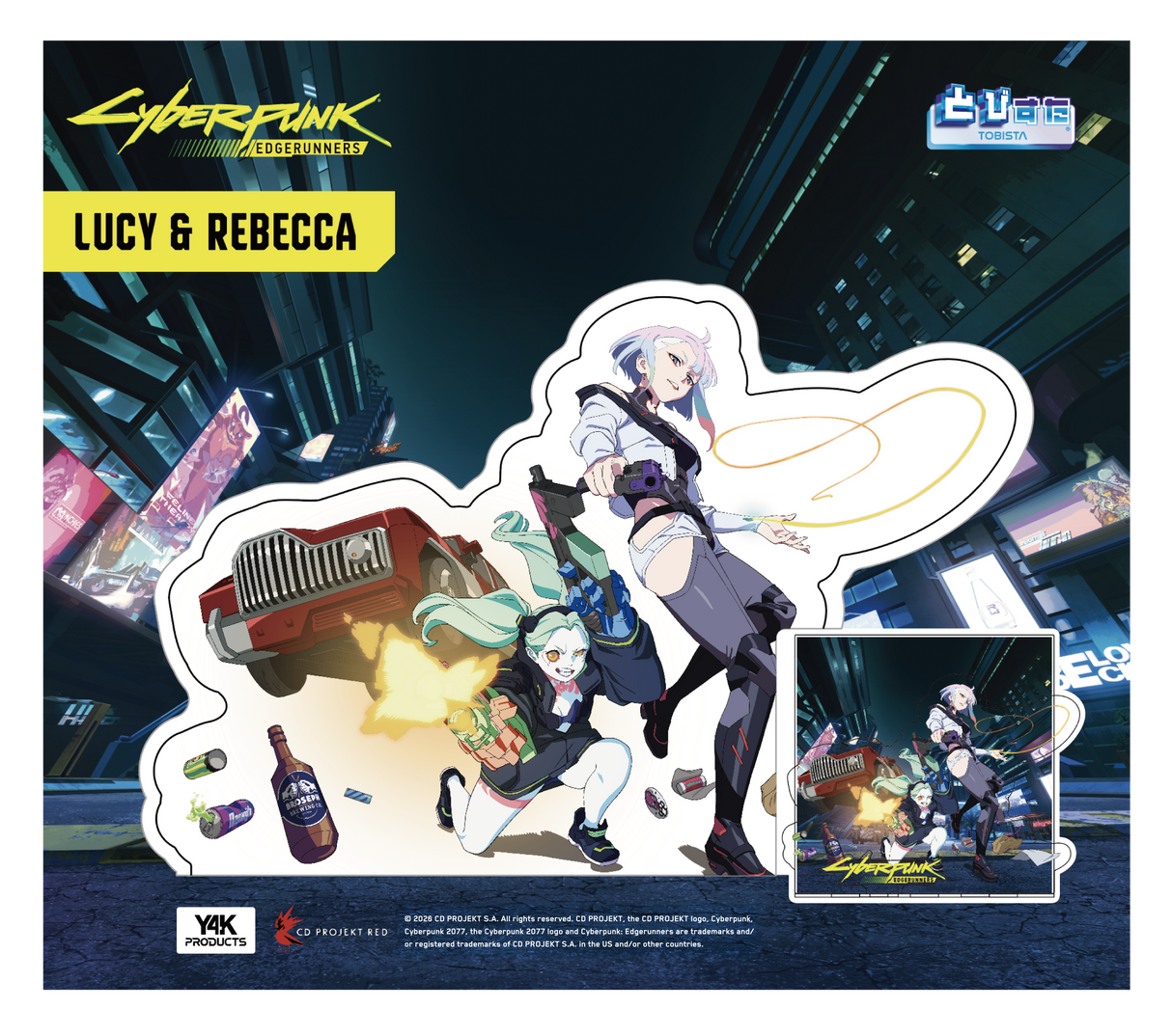 【予約商品】【再生産】とびすた Cyberpunk: Edgerunners (LUCY & REBECCA)