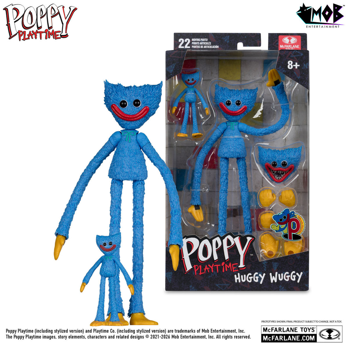 【予約商品】Poppy Playtime アクションフィギュア 7インチ シリーズ2 ハギーワギー（クラシック）
