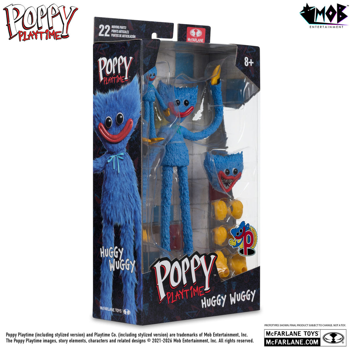 【予約商品】Poppy Playtime アクションフィギュア 7インチ シリーズ2 ハギーワギー（クラシック）