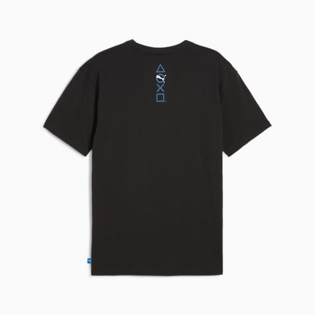 メンズ PUMA x PlayStation エレベーテッド 半袖 Tシャツ PUMA Black