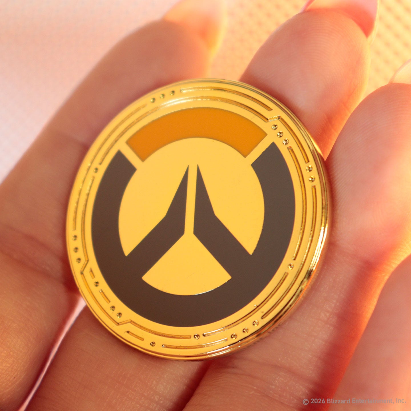 【シリアルNO入り】OWV FCオープン記念限定商品　Mサイズ 予約商品】オーバーウォッチ 限定版コイン （シリアルナンバー入り