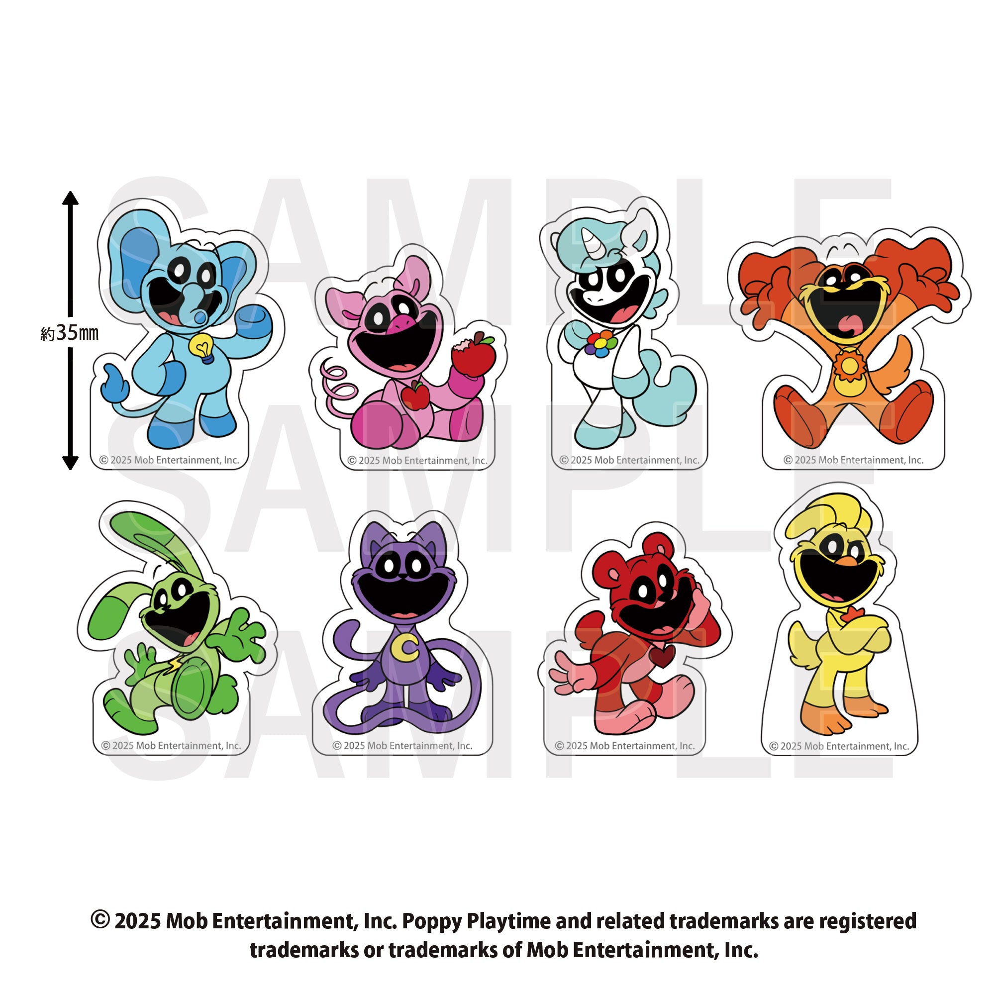 Poppy Playtime トレーディングミニアクリルブロック A – インフォ