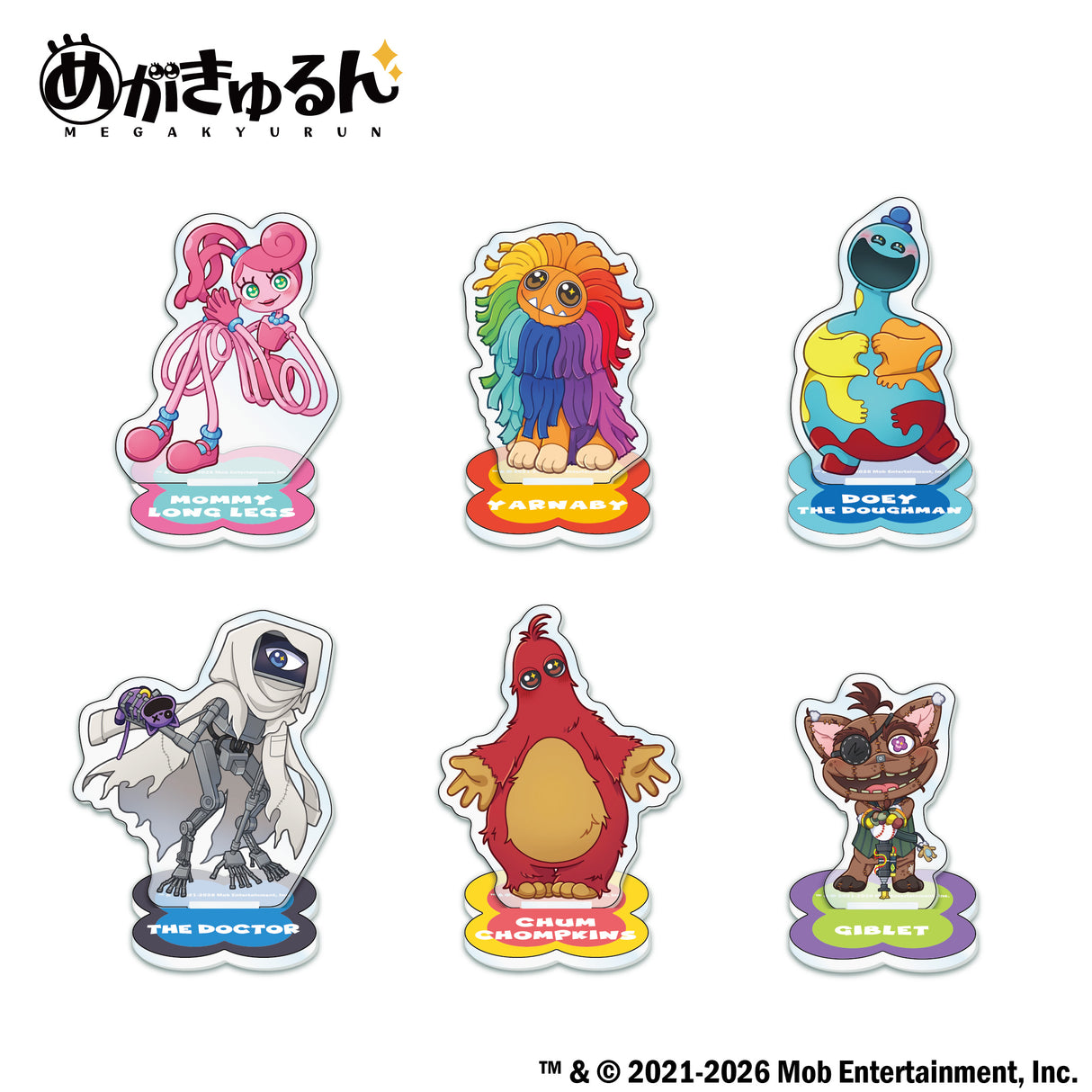 【予約商品】Poppy Playtime めがきゅるん トレーディングアクリルスタンド vol.2（全6種）