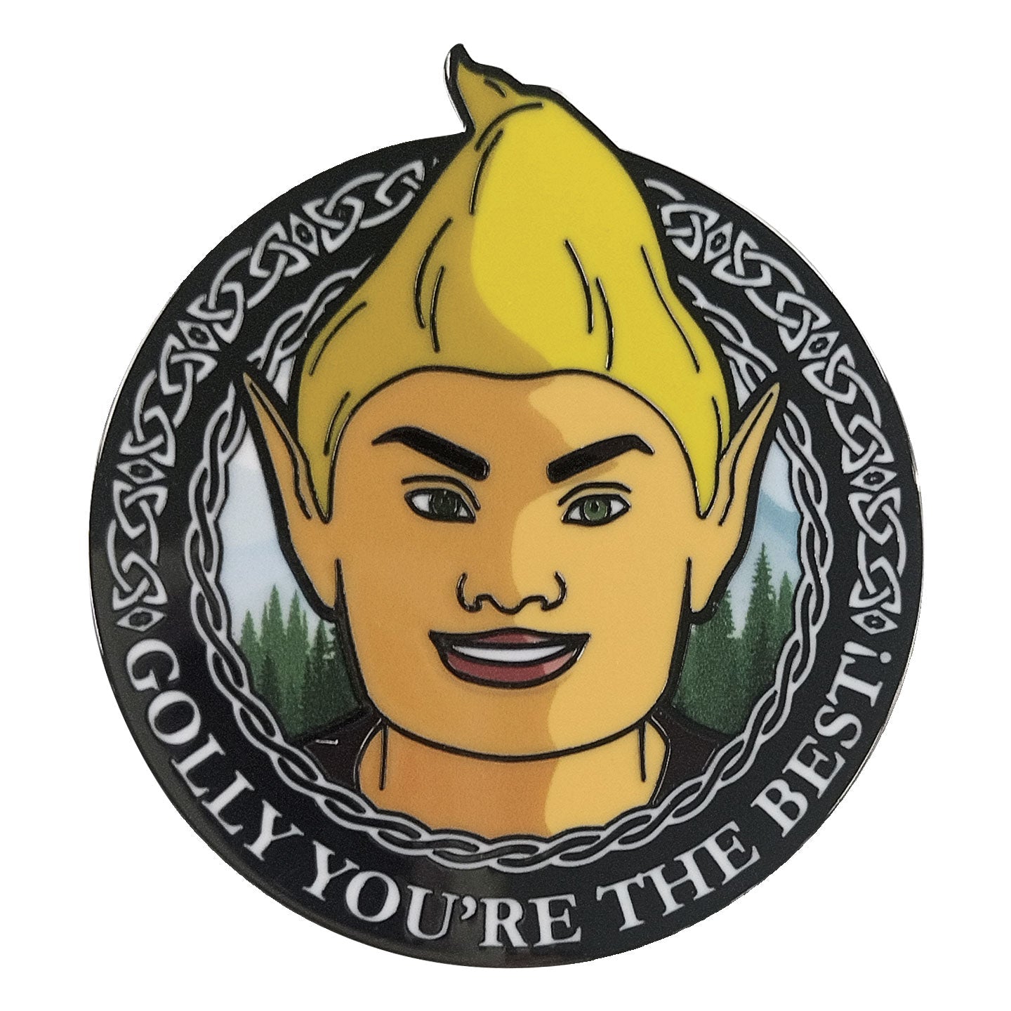 オブリビオン　ピンバッジ　玉ねぎ The Elder Scrolls IV: Oblivion 熱狂的なファンピンバッジ（シリアル