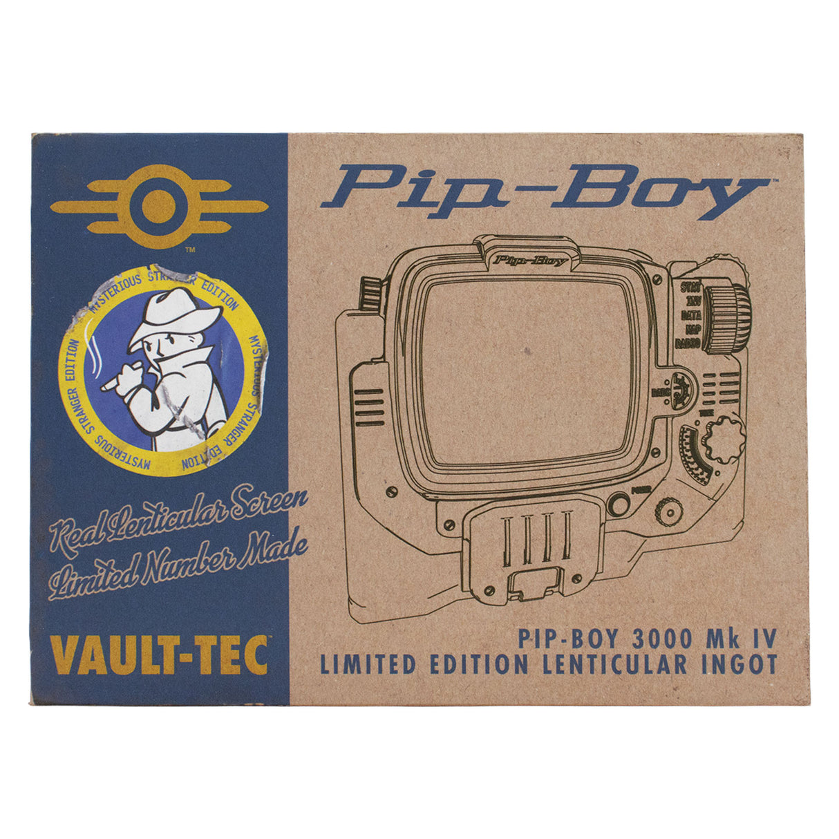 【予約商品】Fallout Pip-Boy レンチキュラー インゴット ミステリアス・ストレンジャー（シリアルナンバー入り）