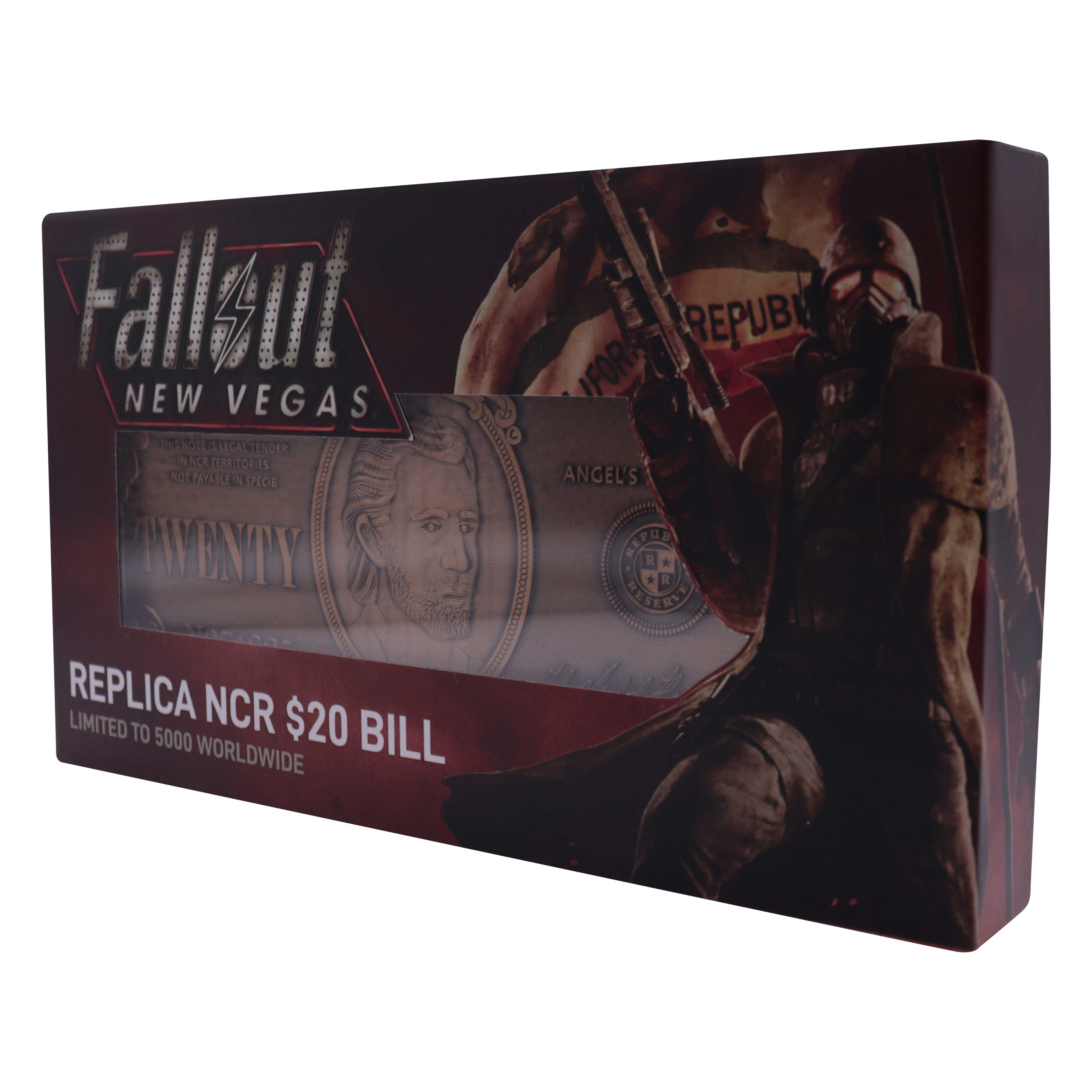 Fallout New Vegas NCR 20ドル紙幣 レプリカ（シリアルナンバー入り