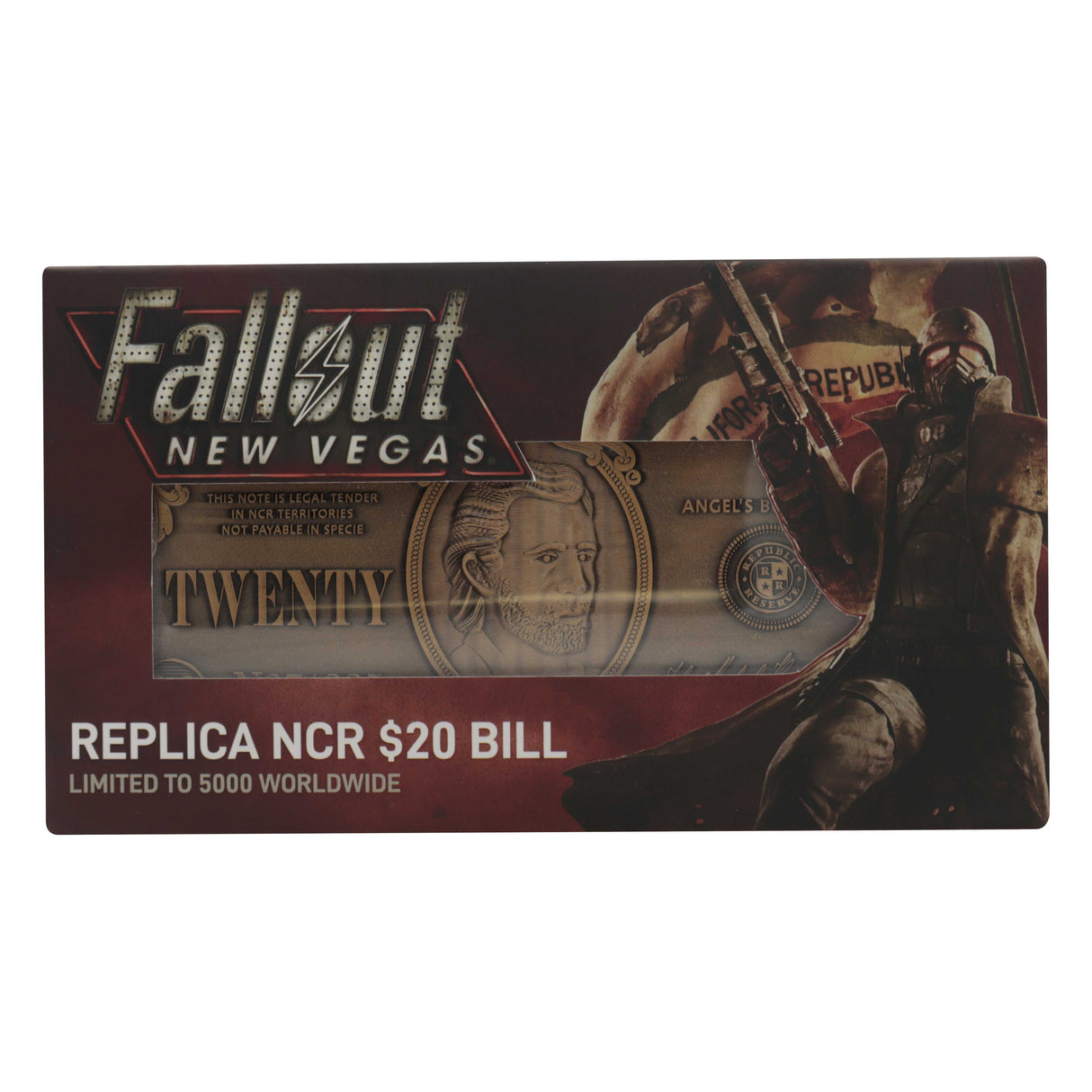 Fallout New Vegas NCR 20ドル紙幣 レプリカ（シリアルナンバー入り）