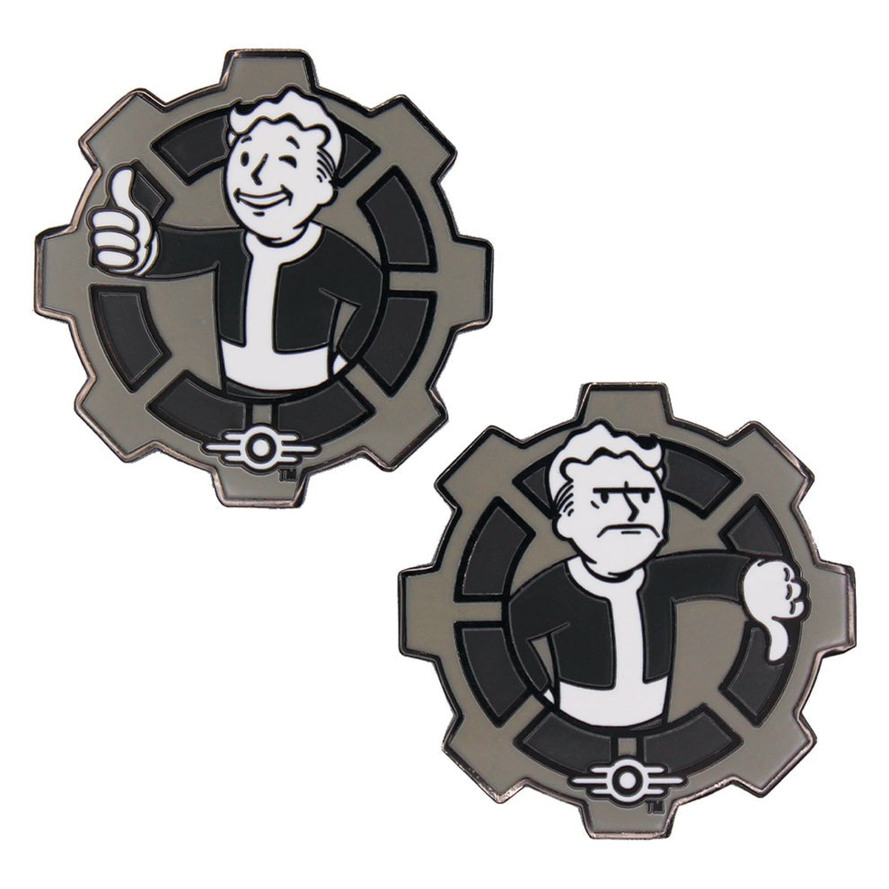 Fallout ボルトボーイ モノクロコイン（シリアルナンバー入り