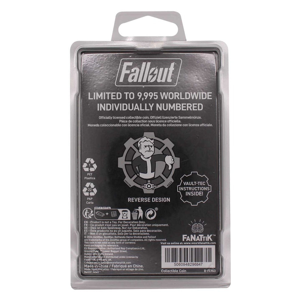 Fallout ボルトボーイ モノクロコイン（シリアルナンバー入り