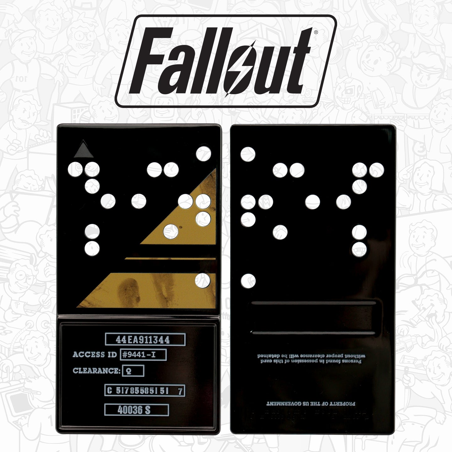 Fallout 76 ニュークリア・キーカード レプリカ（シリアルナンバー入り