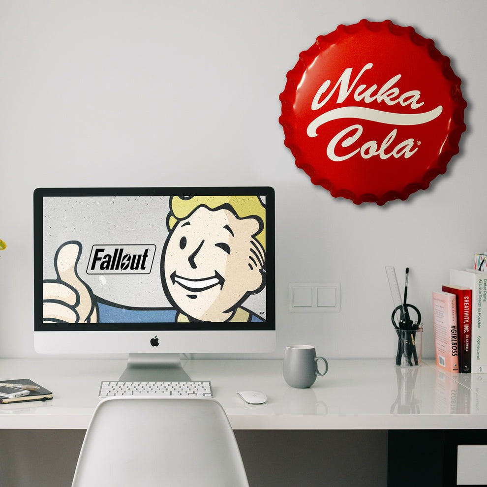 Fallout ヌカ・コーラ ボトルキャップ サイン