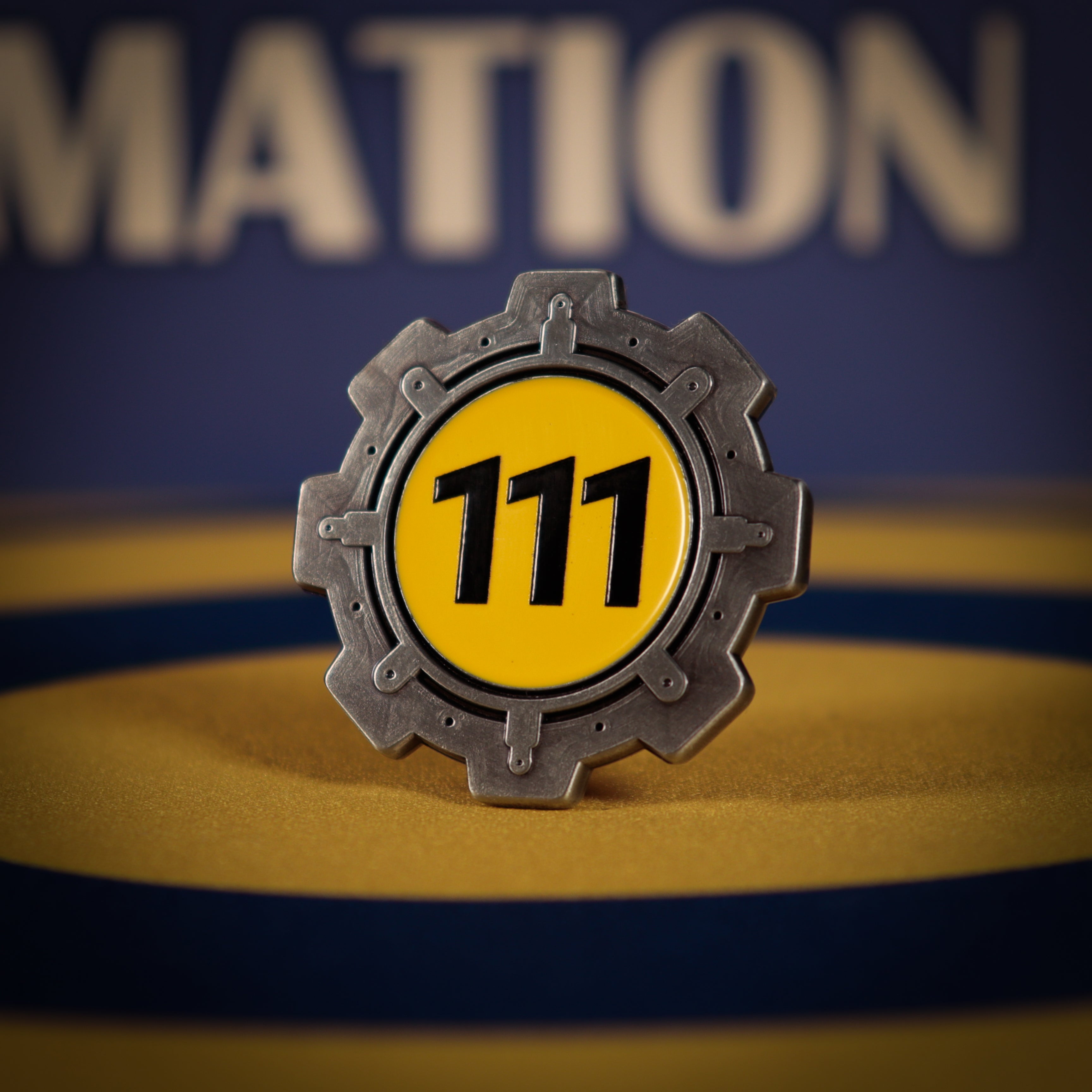 Fallout Vault 111 ドアコイン（シリアルナンバー入り） – インフォ