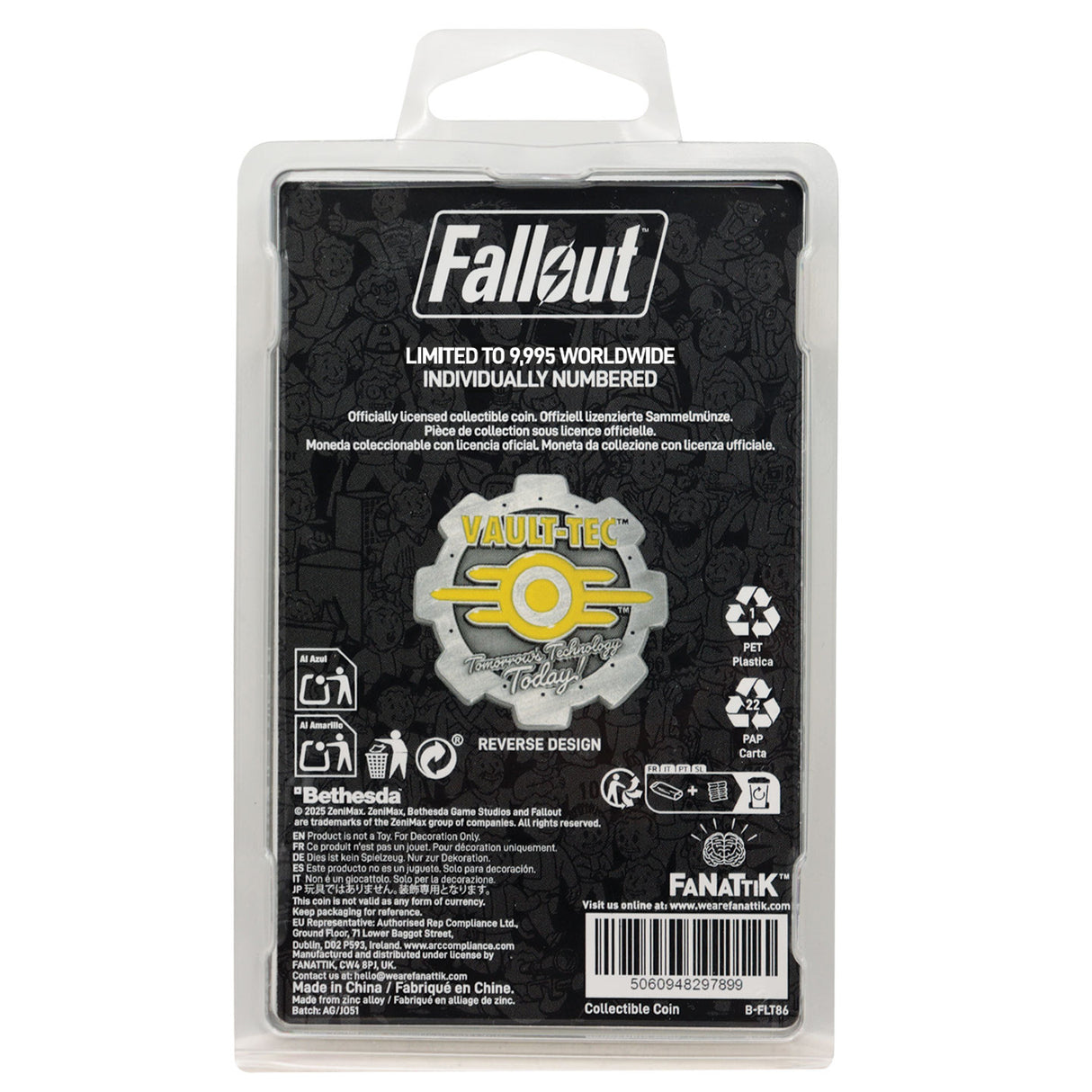 【予約商品】Fallout Vault 111 ドアコイン（シリアルナンバー入り）