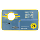 【予約商品】Fallout セキュリティキーカード Vault 21 レプリカ（シリアルナンバー入り）