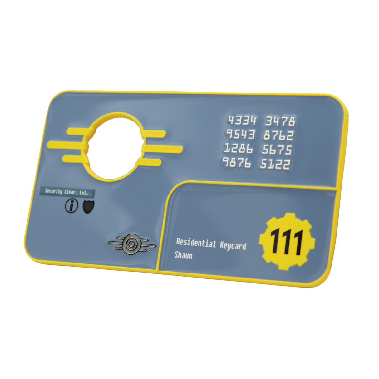 【予約商品】Fallout セキュリティキーカード Vault 111 Limited Edition レプリカ（シリアルナンバー入り）