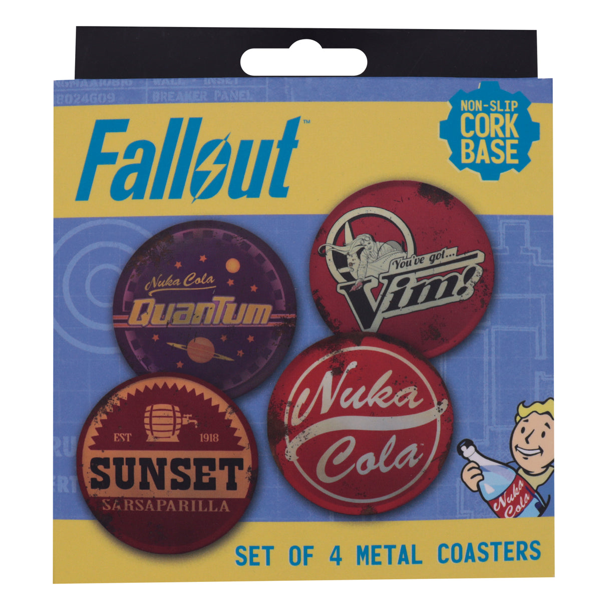【予約商品】Fallout メタルコースター4枚セット