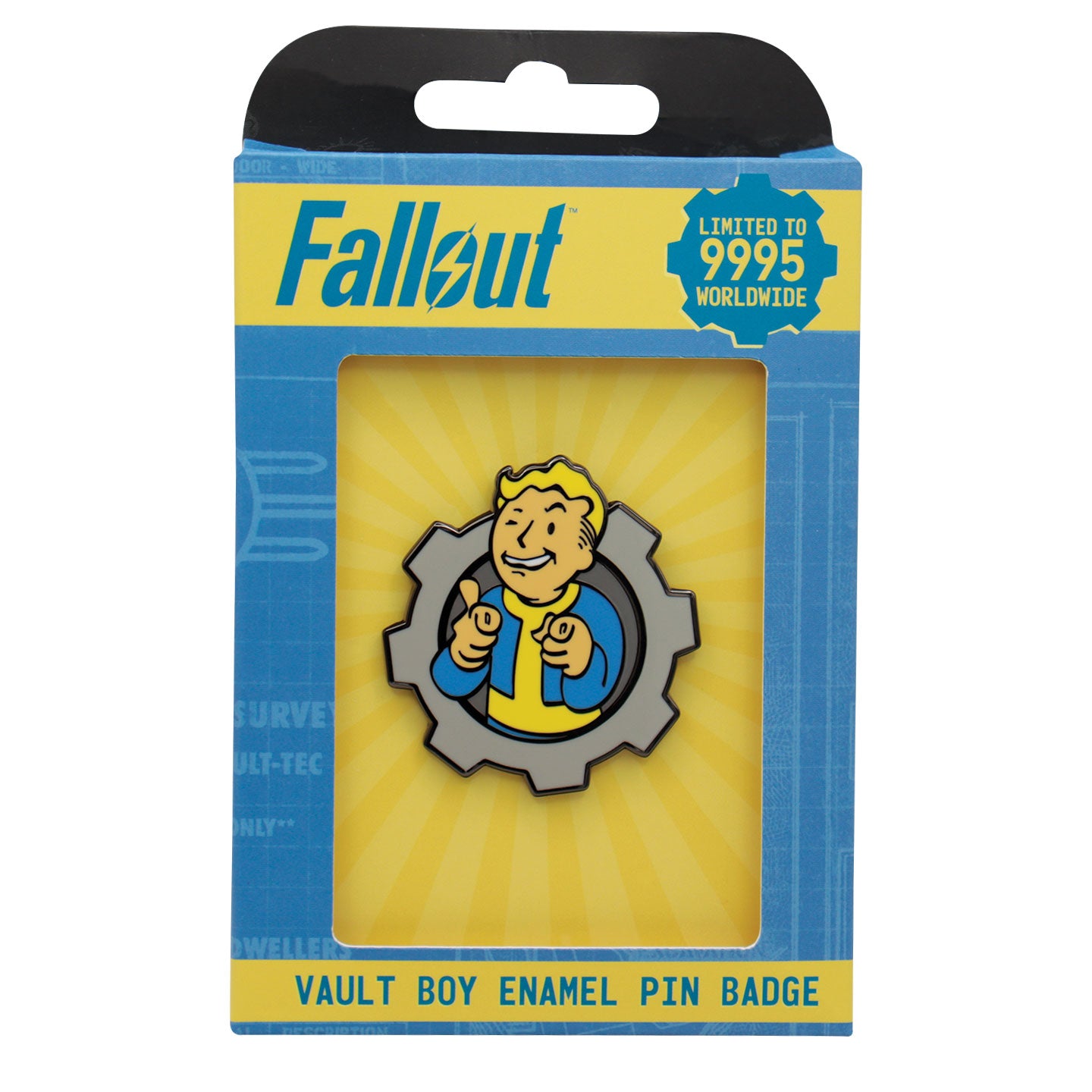 予約商品】Fallout カリスマボーイ ピンバッジ（シリアルナンバー入り