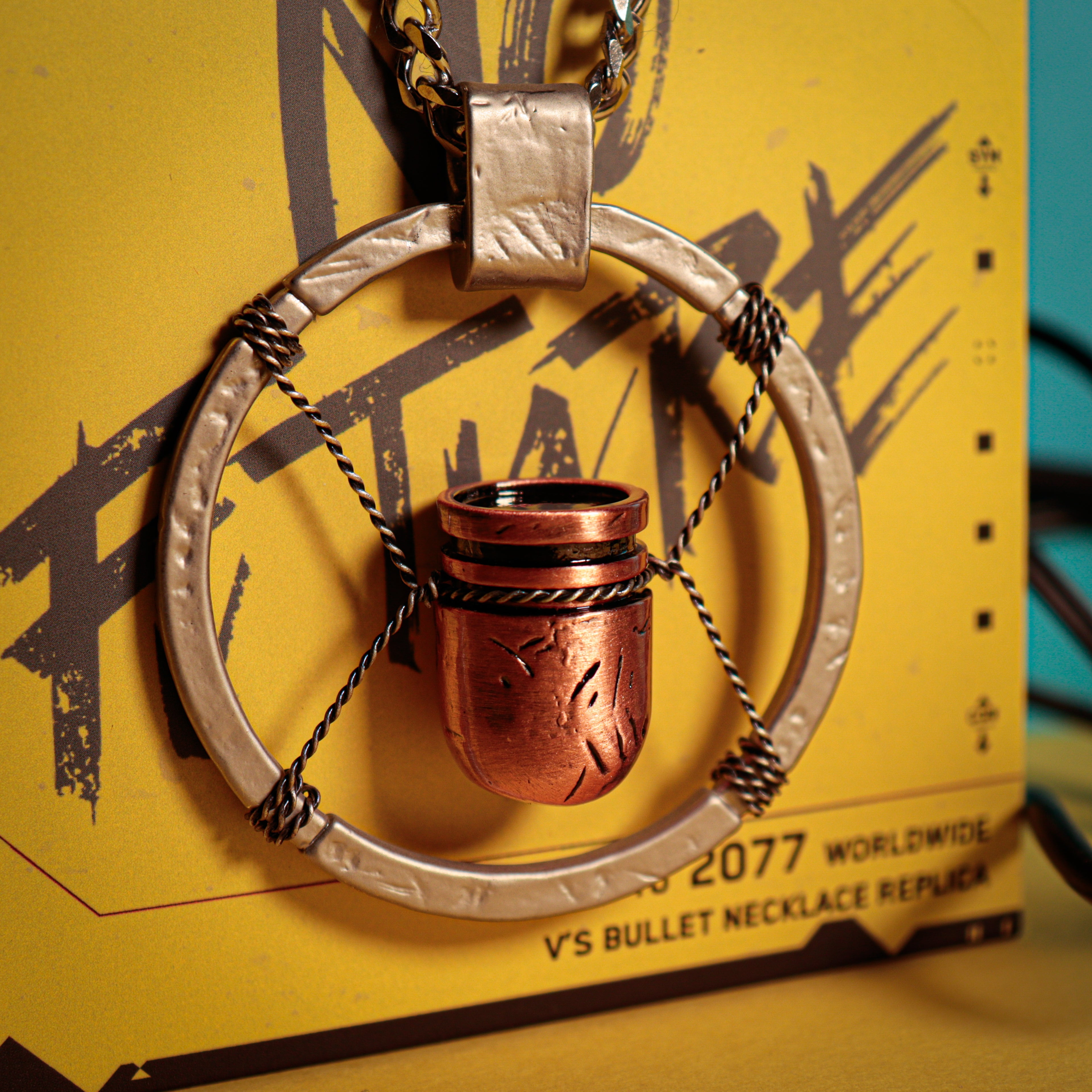 サイバーパンク2077 Vの弾丸ネックレス（シリアルナンバー入り） サイバーパンク2077 Vの弾丸ネックレス（シリアルナンバー入り