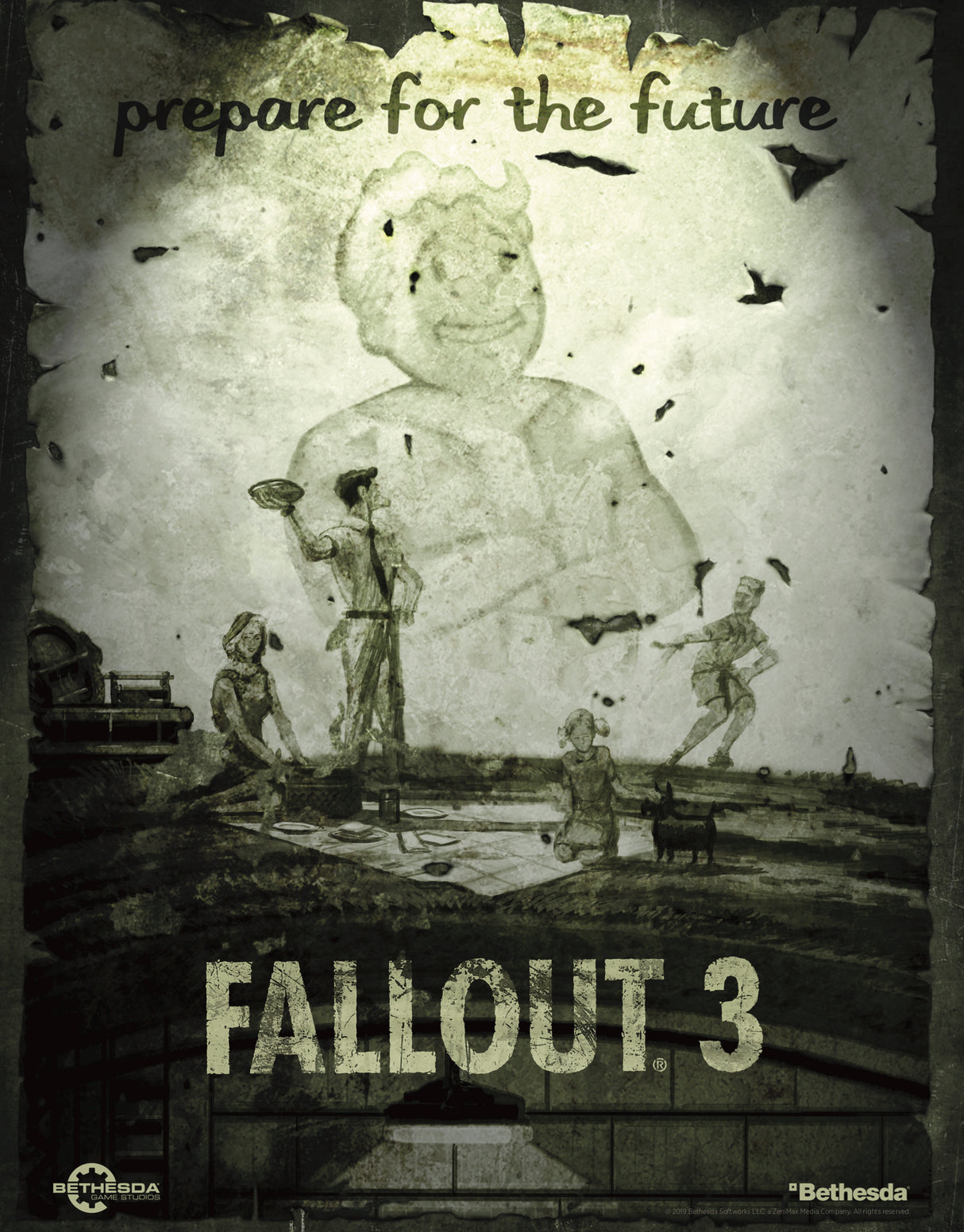 Fallout 3 限定版アートポスター（シリアルナンバー入り）