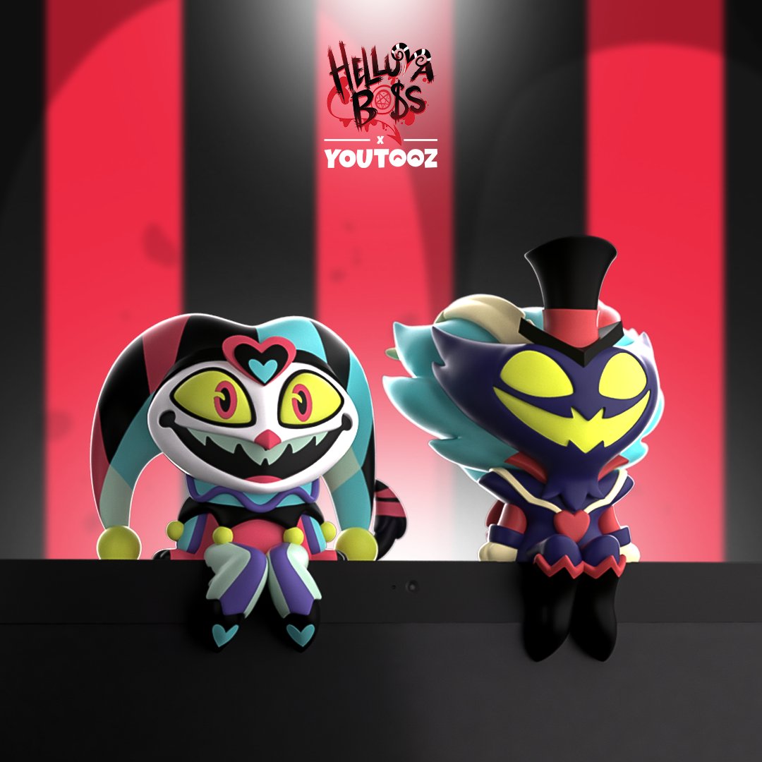 【予約商品】Youtooz HELLUVA BOSS モニターフィギュア 2体セット （フィッツァローリ & オジー）