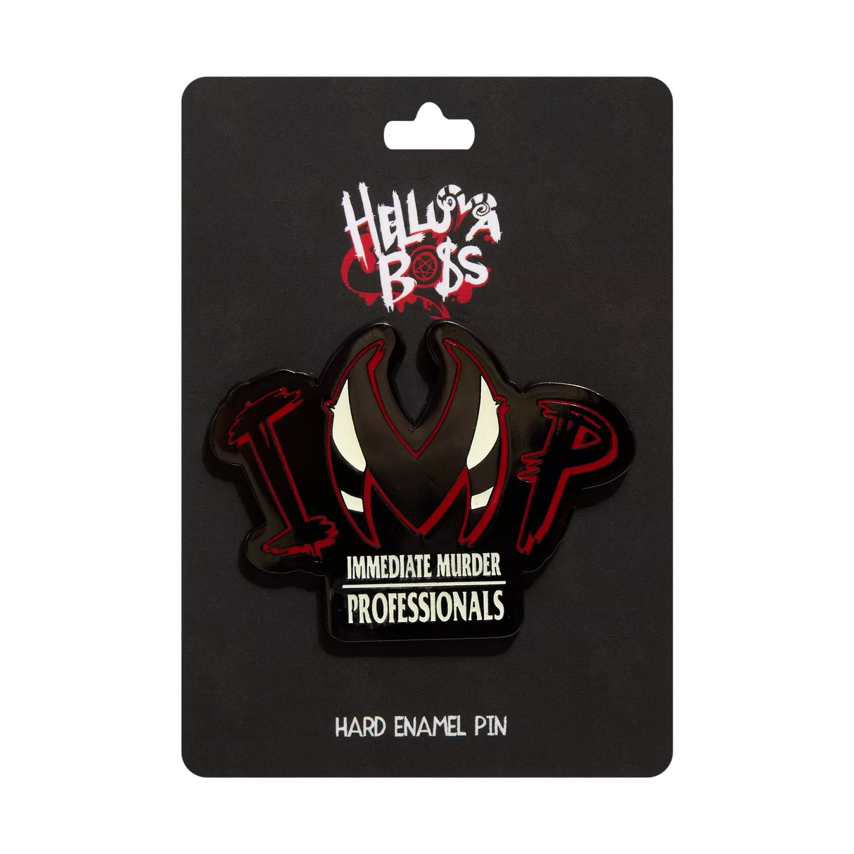 HELLUVA BOSS I.M.P. ロゴエンブレム蓄光ピンバッジ