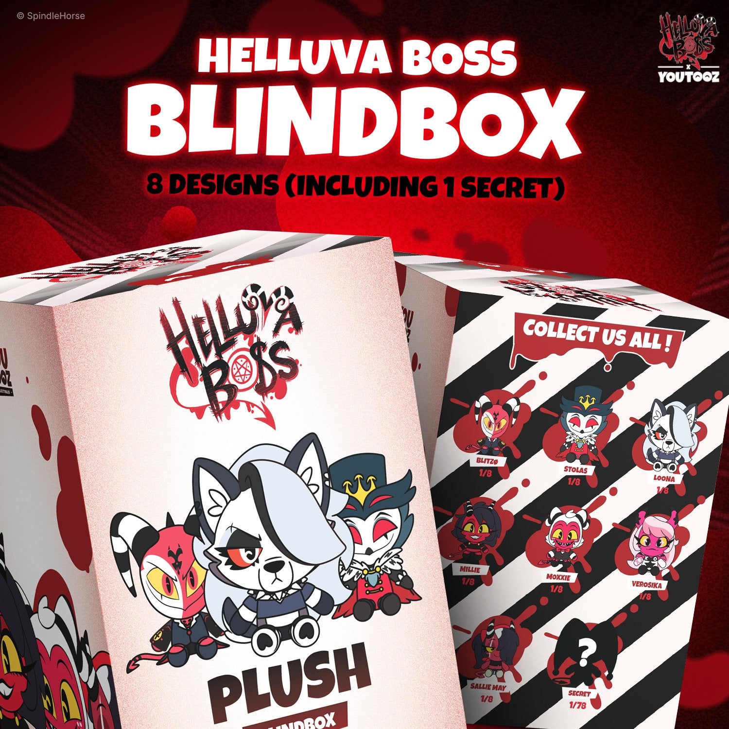helluva boss ヘルヴァボス　youtooz ぬいぐるみ　セット 予約商品】Youtooz HELLUVA BOSS ブラインドぬいぐるみ – インフォ