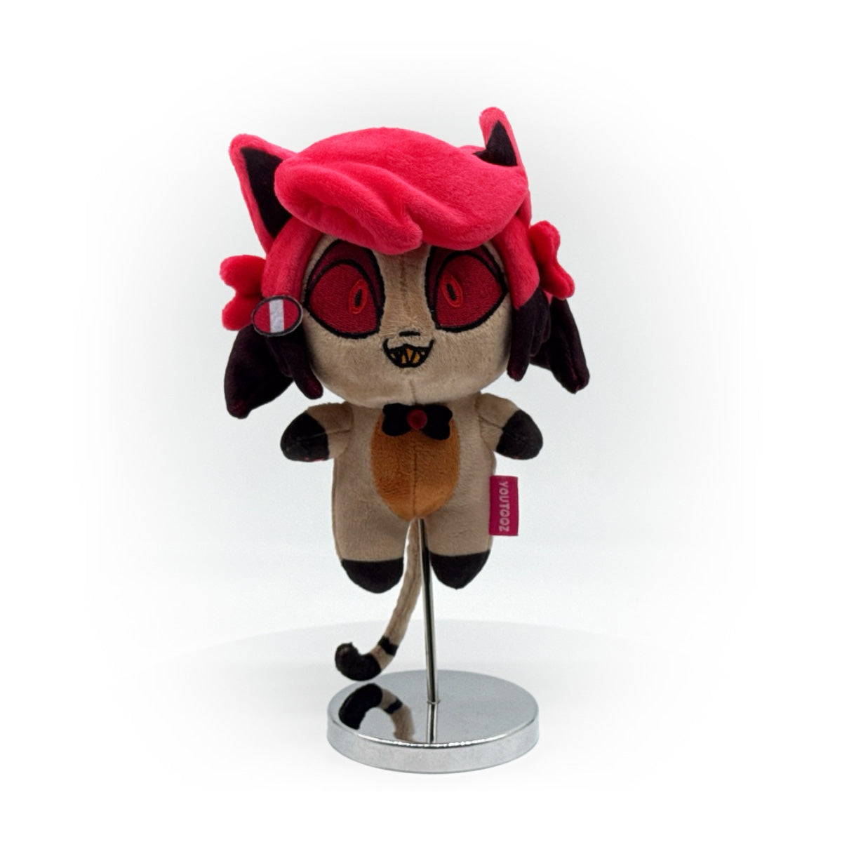 【予約商品】Youtooz Hazbin Hotel ぬいぐるみキーホルダー（キティー アラスター）