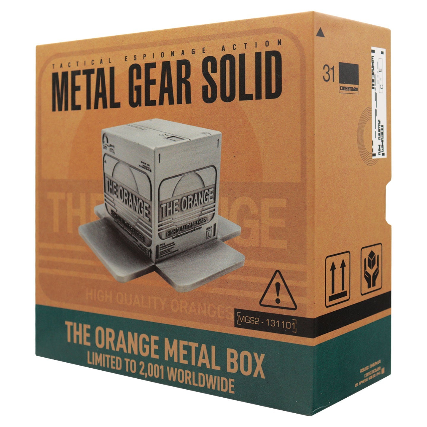 METAL GEAR SOLID 2 SONS OF LIBERTY オレンジのダンボール箱 レプリカ