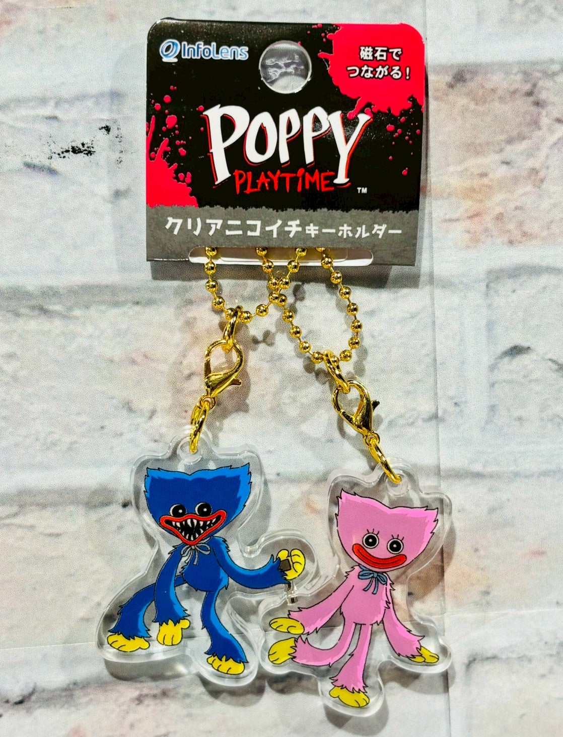 Poppy Playtime クリアニコイチキーホルダー – インフォレンズ・ギーク