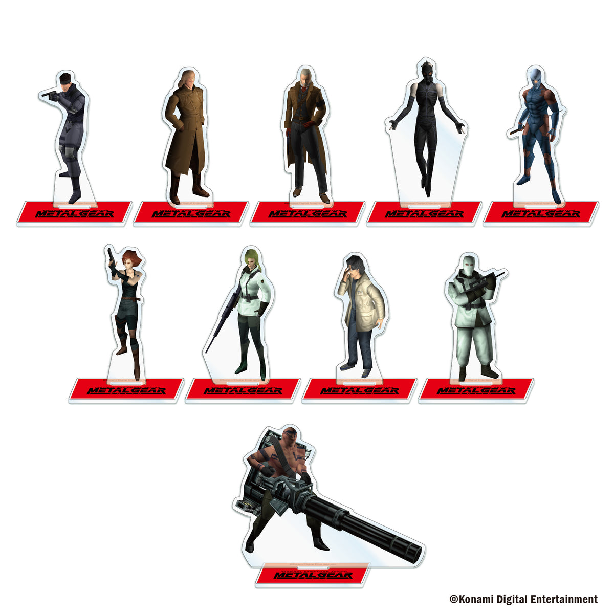 METAL GEAR SOLID トレーディングアクリルスタンド – インフォレンズ 