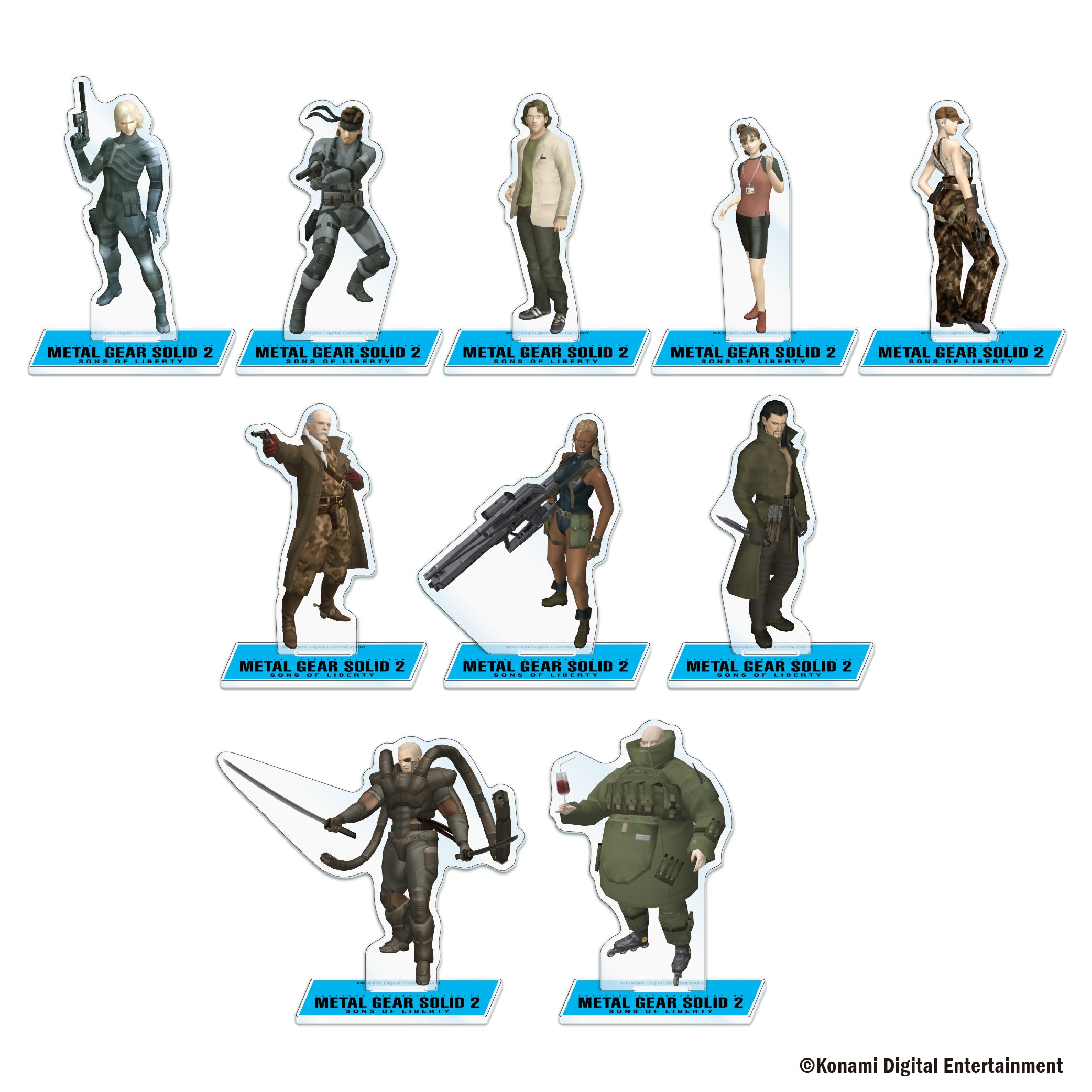 METAL GEAR SOLID 2 SONS OF LIBERTY トレーディングアクリルスタンド 