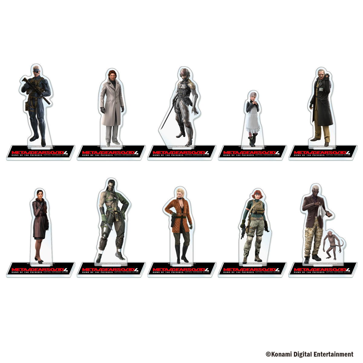 METAL GEAR SOLID 4 GUNS OF THE PATRIOTS トレーディングアクリル 
