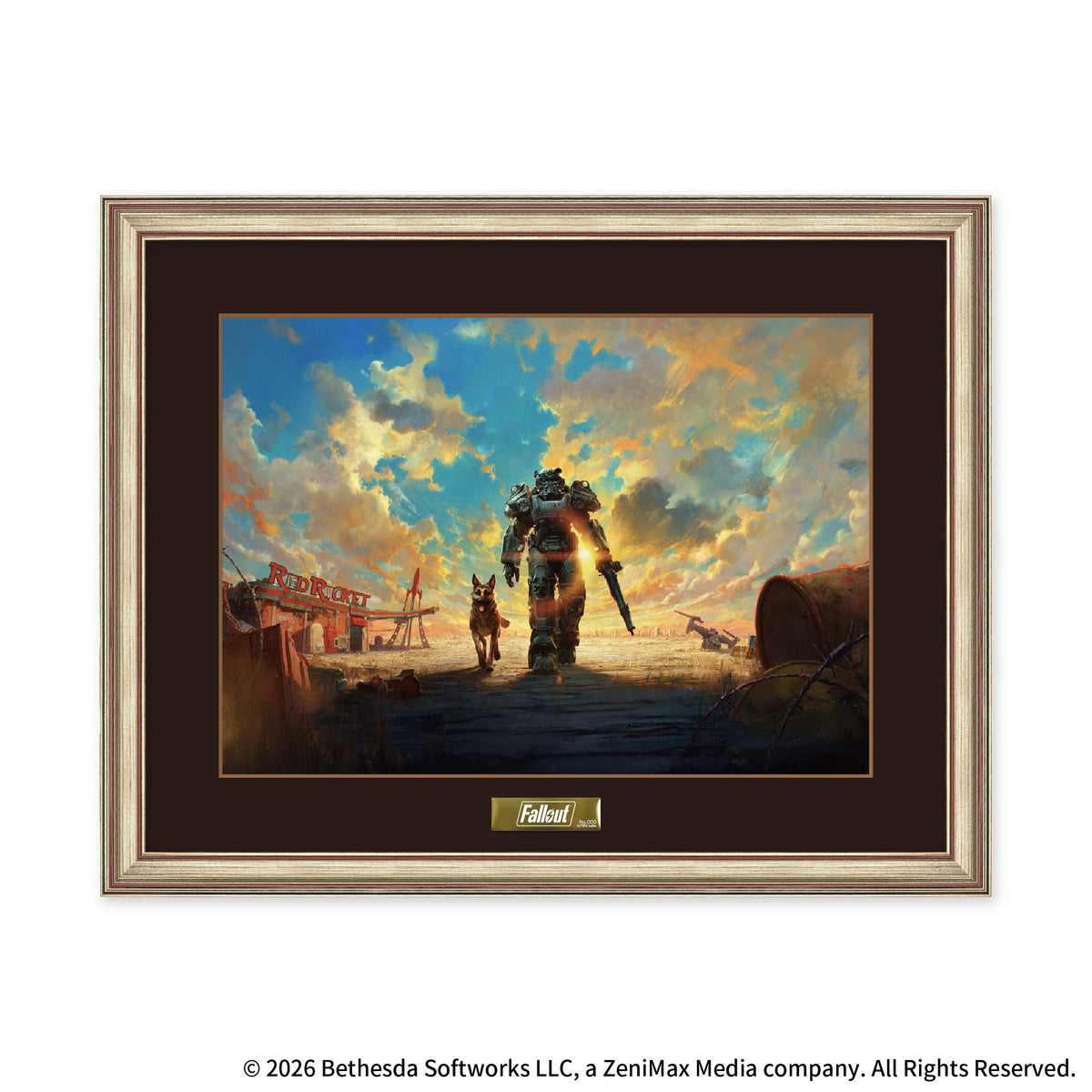 【完全受注生産】Fallout キャラファイングラフ（Fallout 4: Anniversary Edition ART）