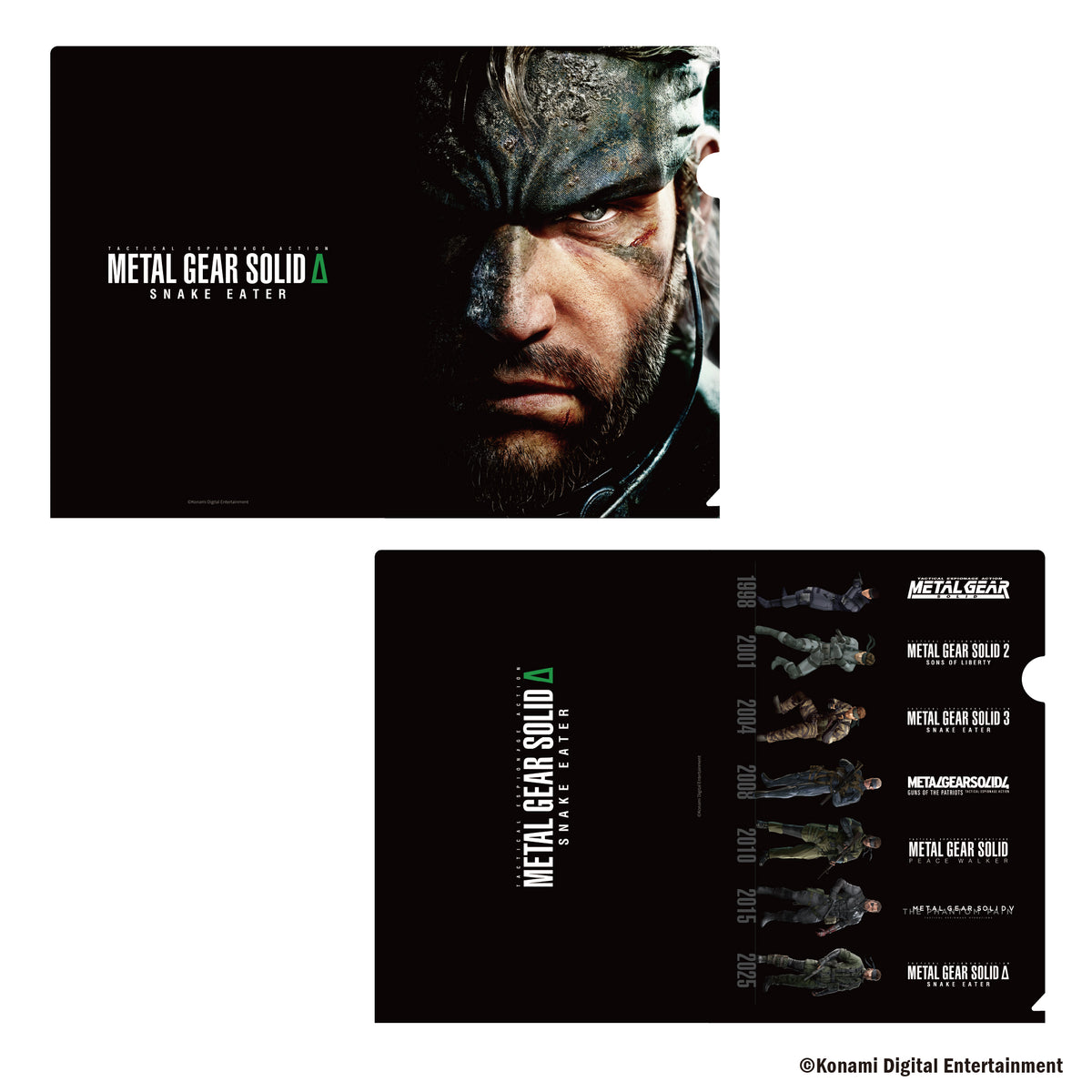 METAL GEAR SOLID Δ: SNAKE EATER クリアファイルセット – インフォ 