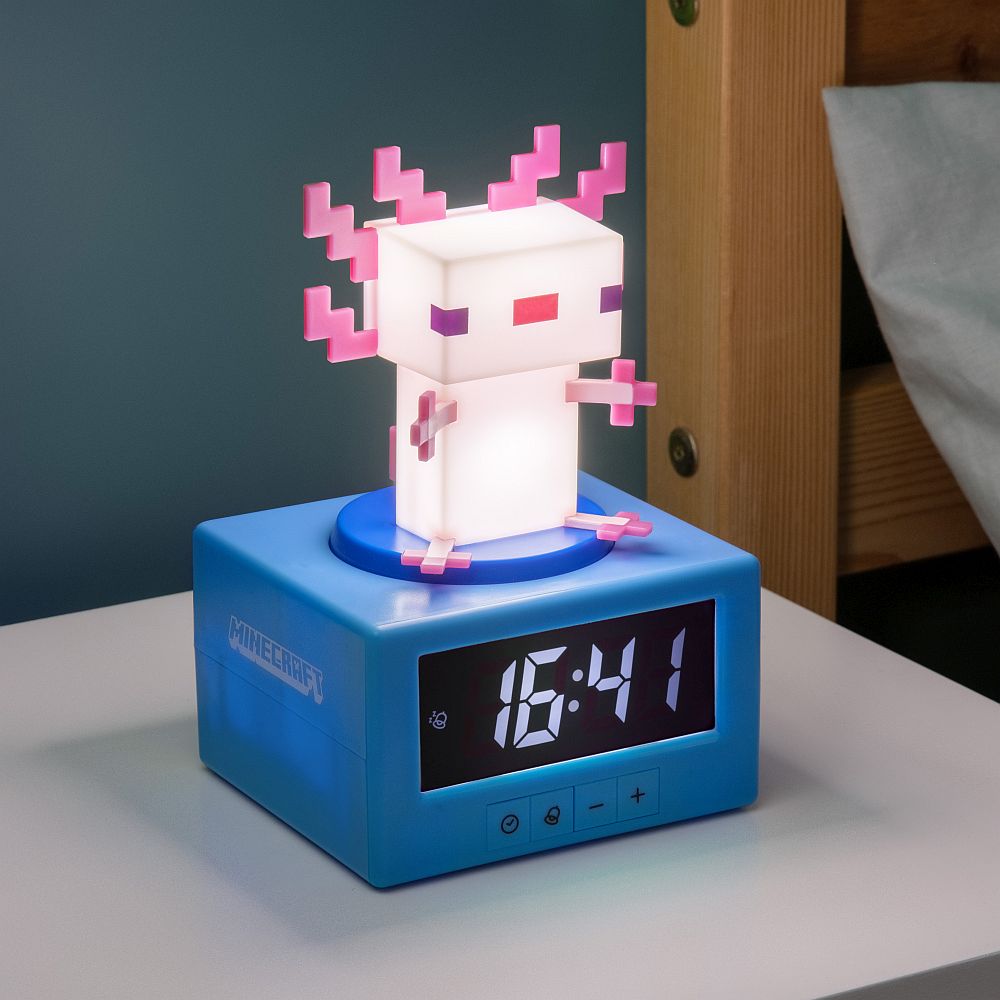 マインクラフト ウーパールーパー目覚まし時計ライト – インフォレンズ