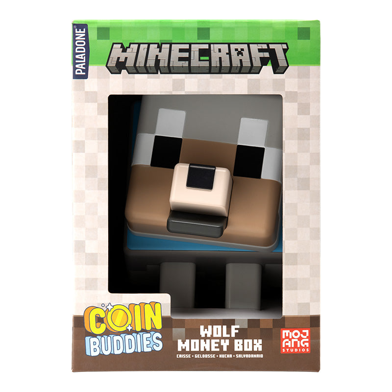 マインクラフト オオカミ貯金箱 – インフォレンズ・ギークショップ