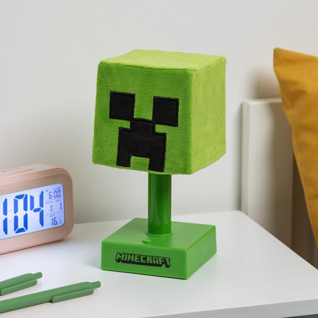 【予約商品】マインクラフト ふわふわスタンドライトミニ（クリーパー）