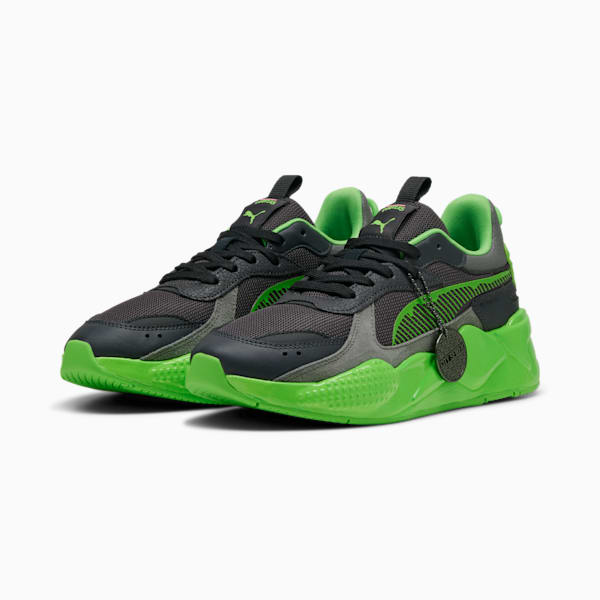 ユニセックス PUMA x TMNT RS-X スニーカー PUMA Black-Leafy Green