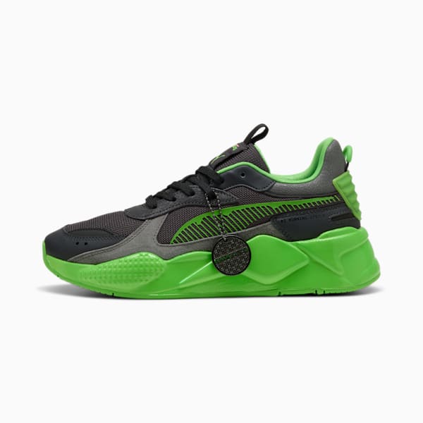 ユニセックス PUMA x TMNT RS-X スニーカー PUMA Black-Leafy Green