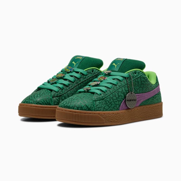 ユニセックス PUMA x TMNT スウェード XL スニーカー Vine-Gum