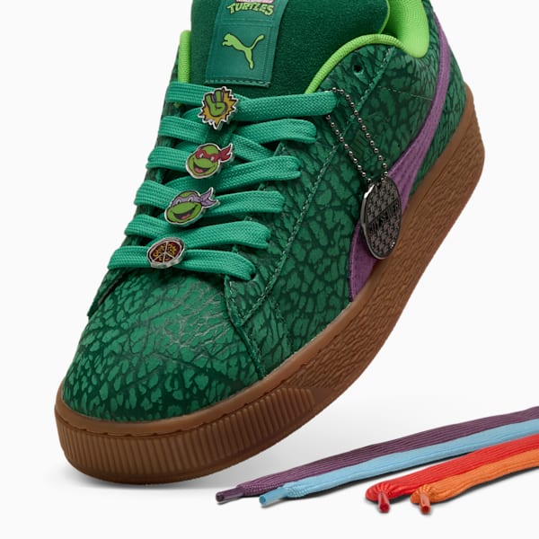 ユニセックス PUMA x TMNT スウェード XL スニーカー Vine-Gum