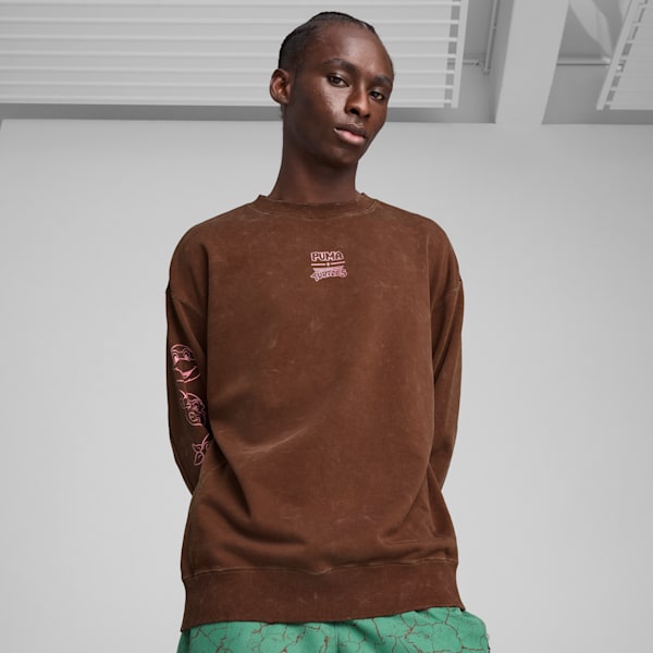 メンズ PUMA x TMNT リラックス グラフィック クルー スウェット