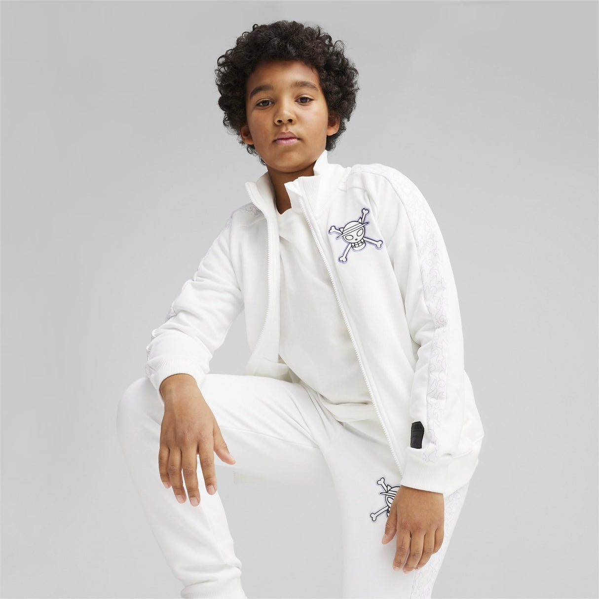 キッズ ボーイズ PUMA x ワンピース T7 トラック ジャケット PUMA White