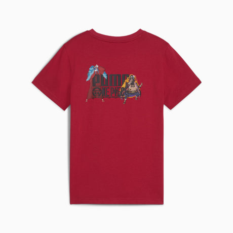 キッズ ボーイズ PUMA x ワンピース 半袖 Tシャツ Club Red