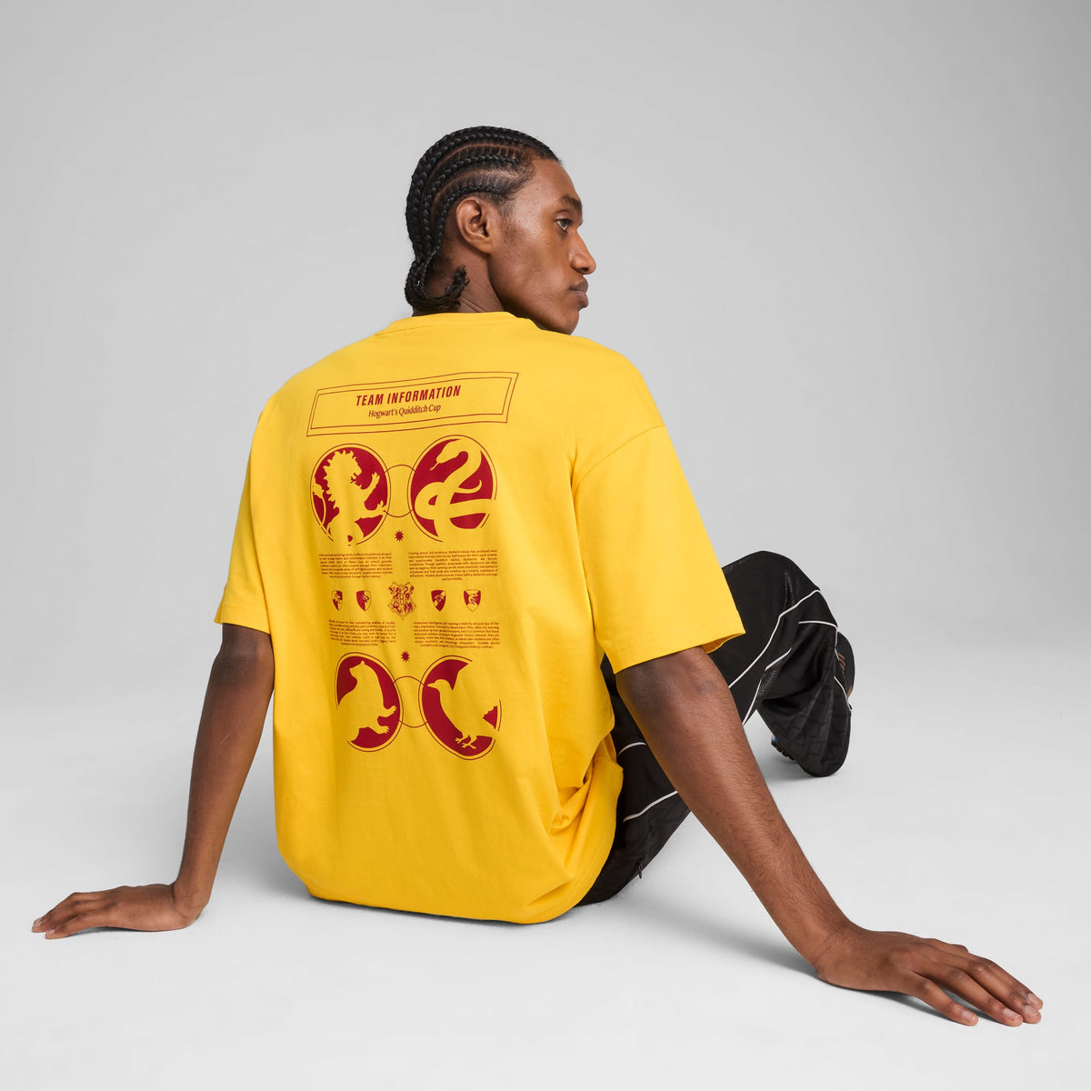 ユニセックス PUMA x ハリーポッター オーバーサイズ 半袖 Tシャツ 